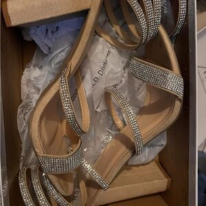 Gold Heels Elegant Shoes